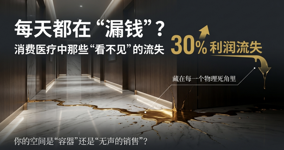 每天都在“漏钱”？消费医疗中那些“看不见”的流失，藏在空间里